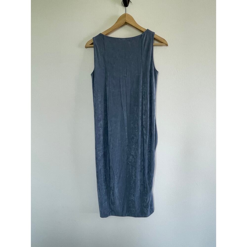 nwt CHICO'S carbon drape front sleeveless wrinkle free travel dress - Picture 6 of 7